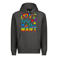 Charcoal Heather Western Love Who You Want Premium Hoodie - BundleAndBundleShop
