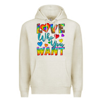 Oatmeal Heather Western Love Who You Want Premium Hoodie - BundleAndBundleShop