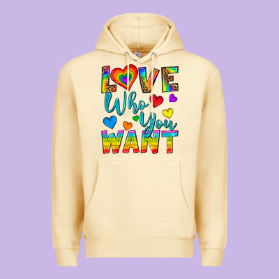 Western Love Who You Want Premium Hoodie Designed By Bundleandbundleshop