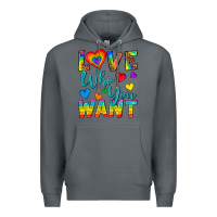 Rock Western Love Who You Want Premium Hoodie - BundleAndBundleShop