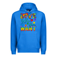 True Royal Western Love Who You Want Premium Hoodie - BundleAndBundleShop