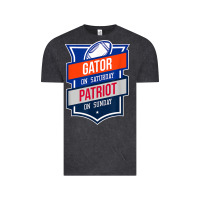 Vintage Black retro gator on saturday patriot on sunday gainesville gift Vintage Tee - lanVoArt