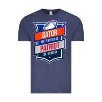 Vintage Denim retro gator on saturday patriot on sunday gainesville gift Vintage Tee - lanVoArt