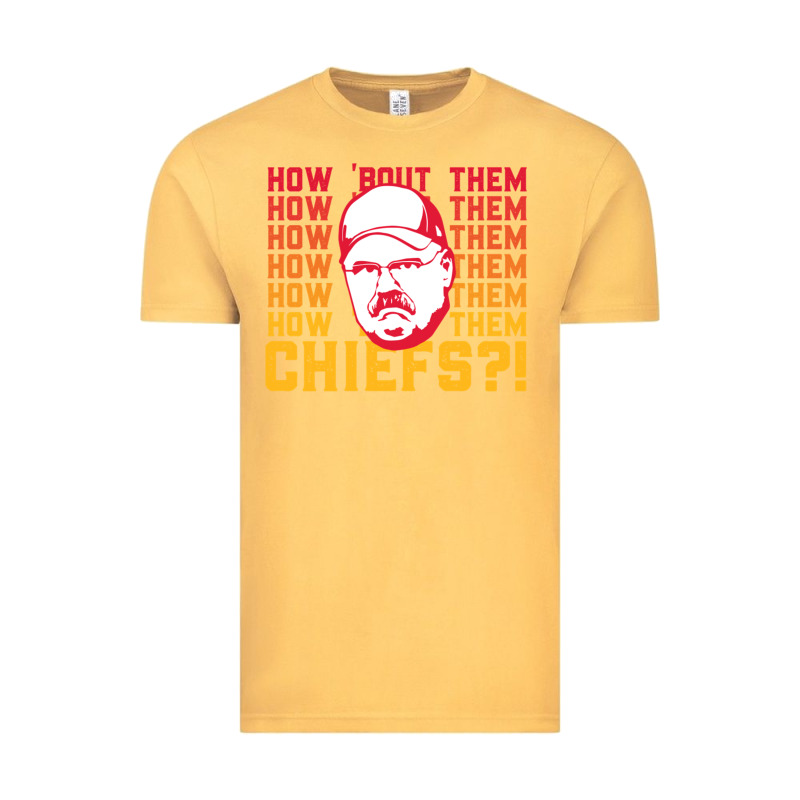 Andy Reid How About Them.... Vintage Tee by lanVoArt | Teevron