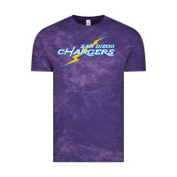 Cloud Purple vintage styled san diego chargers Vintage Tee - lanVoArt