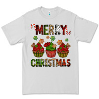 Dove Grey Merry Christmas cupcakes Premium Tee - NancyCooperArtShop