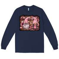 Navy valentines day gnomes couple Long Sleeve Tee - Jasminsmagicworld