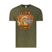 Vintage Olive lion guard   cave painting Vintage Tee - lanVoArt