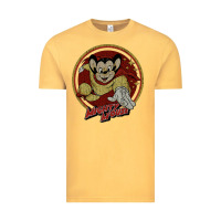 Vintage Mustard distressed mighty Vintage Tee - lanVoArt