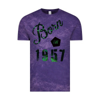 Cloud Purple Born In 1957 Vintage Tee - Bettercallsaul
