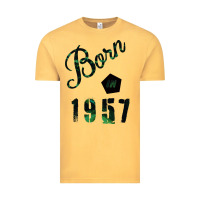 Vintage Mustard Born In 1957 Vintage Tee - Bettercallsaul