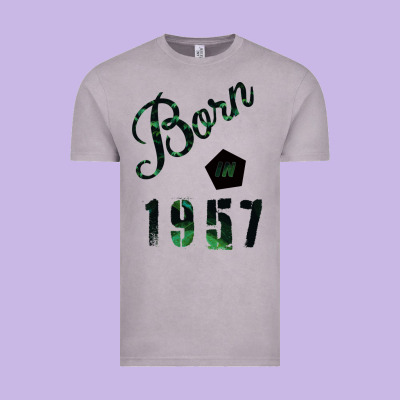 Born In 1957 Vintage Tee Designed By Bettercallsaul
