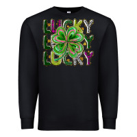 Black Lucky Premium Sweatshirt - CowhideDigitalArt