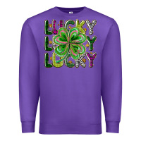 Purple Lucky Premium Sweatshirt - CowhideDigitalArt