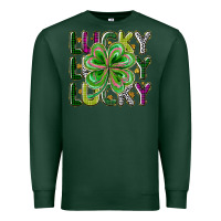 Sports Green Lucky Premium Sweatshirt - CowhideDigitalArt