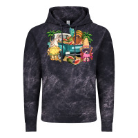 Cloud Black summer gnomies truck Vintage Hoodie - NancyCooperArtShop