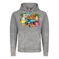 Cloud Rock summer gnomies truck Vintage Hoodie - NancyCooperArtShop