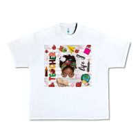 White afro teacher life Urban Heavy Tee - NancyCooperArtShop
