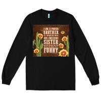 Black i am a proud brother Long Sleeve Tee - TumblerDesignByShophia