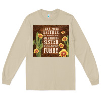 Mushroom i am a proud brother Long Sleeve Tee - TumblerDesignByShophia