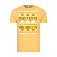 Vintage Mustard Merry Christmas Yinz Jagoffs Pittsburgh Pennsylvania Xmas Gifts 1 Vintage Tee - lanVoArt
