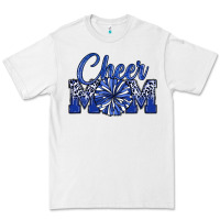 White cheer mom Premium Tee - MaliasSmallBusiness