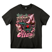 Asphalt boots never broke my heart Heavy Core Tee - NancyCooperArtShop