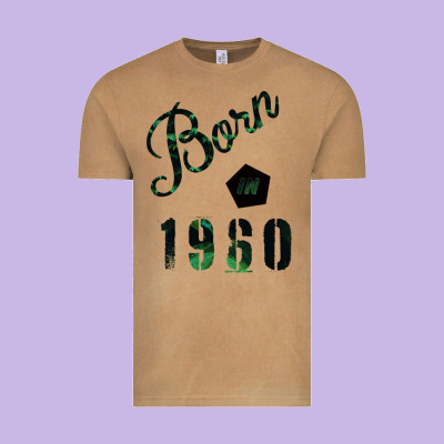 Born In 1960 Vintage Tee Designed By Bettercallsaul
