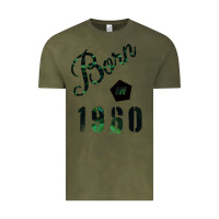 Vintage Olive Born In 1960 Vintage Tee - Bettercallsaul
