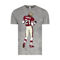 Cloud Rock deion sanders 32 Vintage Tee - lanVoArt