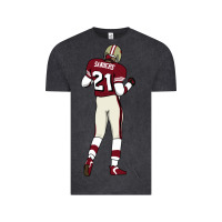 Vintage Black deion sanders 32 Vintage Tee - lanVoArt