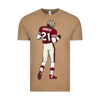 Vintage Coffee deion sanders 32 Vintage Tee - lanVoArt