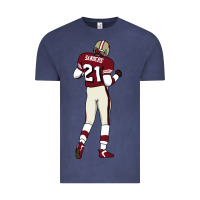 Vintage Denim deion sanders 32 Vintage Tee - lanVoArt