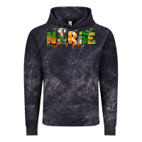 Cloud Black st patricks day nurse with gnome Vintage Hoodie - NancyCooperArtShop