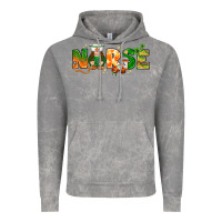 Cloud Rock st patricks day nurse with gnome Vintage Hoodie - NancyCooperArtShop
