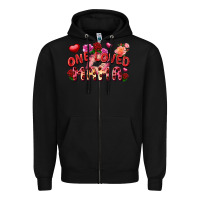 Black One loved mama Zipper Hoodie - FaDigitalArtStudio