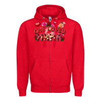 Red One loved mama Zipper Hoodie - FaDigitalArtStudio