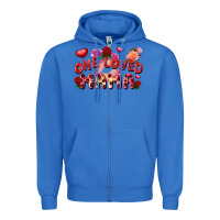 True Royal One loved mama Zipper Hoodie - FaDigitalArtStudio