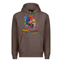 Coffee Neurodiversity Is Beautiful Premium Hoodie - FaDigitalArtStudio