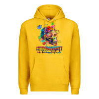 Lemon Neurodiversity Is Beautiful Premium Hoodie - FaDigitalArtStudio