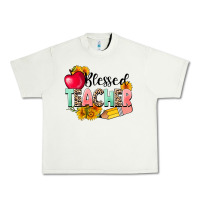 Pistachio blessed teacher Urban Heavy Tee - NancyCooperArtShop