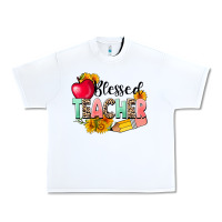 White blessed teacher Urban Heavy Tee - NancyCooperArtShop