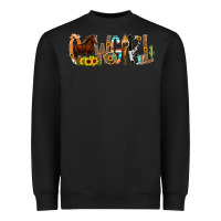 Black Cowgirl Horse Min Heavyweight Sweatshirt - CowCowDesign