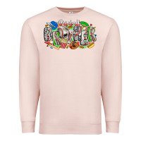 Pale Pink baseball brother Premium Sweatshirt - CowhideDigitalArt