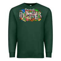 Sports Green baseball brother Premium Sweatshirt - CowhideDigitalArt