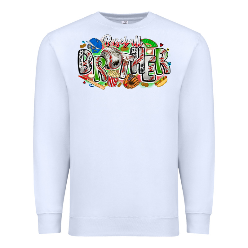 Baseball Brother Premium Sweatshirt by CowhideDigitalArt | Teevron