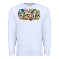 White baseball brother Premium Sweatshirt - CowhideDigitalArt