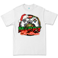 White Gamer Merry Christmas Premium Tee - NancyCooperArtShop