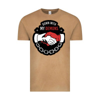 Vintage Camel awesome down with my demons  for gift adult and kids men women  2021 Vintage Tee - lanVoArt