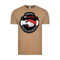 Vintage Coffee awesome down with my demons  for gift adult and kids men women  2021 Vintage Tee - lanVoArt